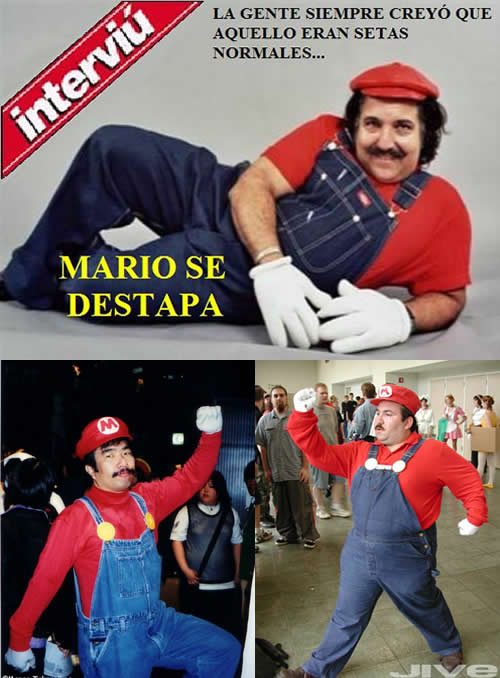Cosplay Mario se destapa