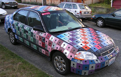 Coche disquete