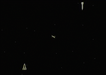spacewar! en acción spacewar! en acción