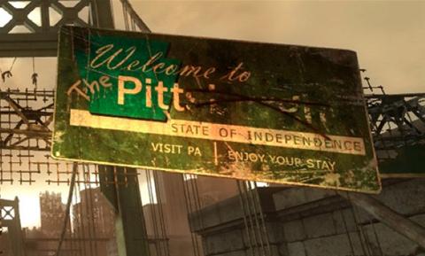 Cartel de entrada a The Pitt