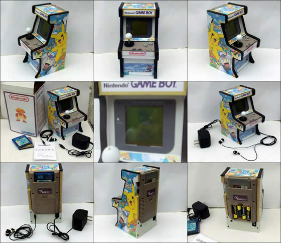 Game Boy transformada en mini arcade