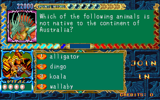 Quiz & Dragons: CAPCOM Quiz Game